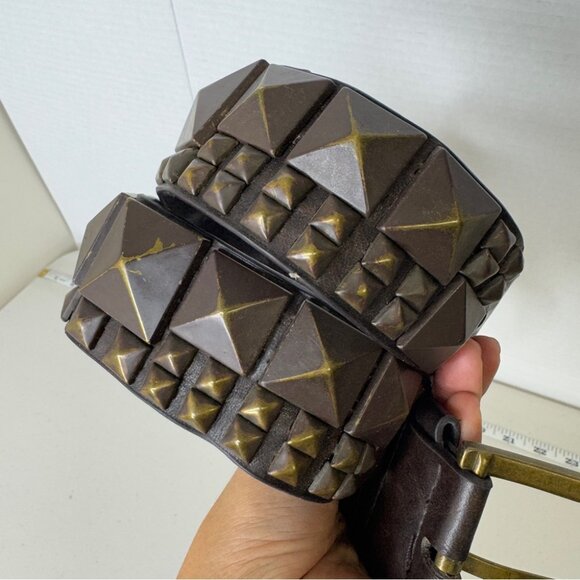 Vintage Steve Madden Boho Y2K 90s Studded Belt Grunge Perfection Size Large - Picture 11 of 13